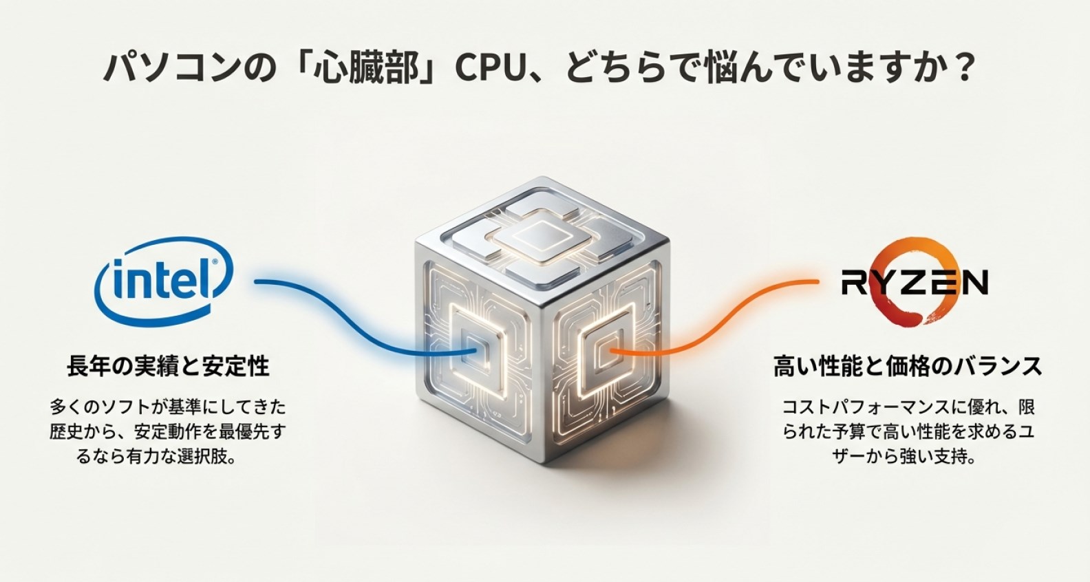ryzenとintel、ノートパソコンはどっちを選ぶべきか