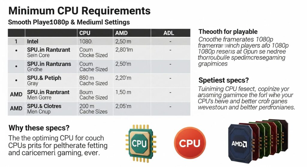 ゲーミングPCで最低限必要なCPUの目安