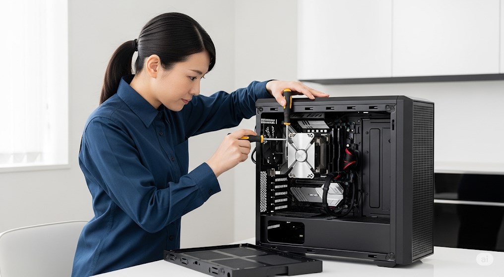 初心者でも分かるPCケースの安全な開け方