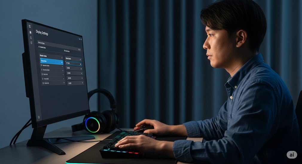 PCのHzを上げるには?モニター側の設定